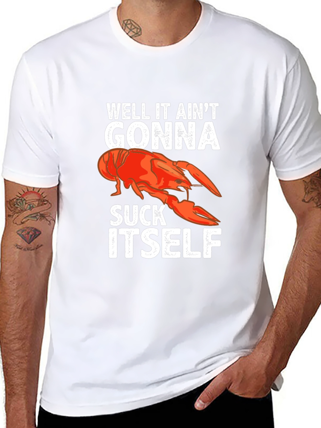 Crawfish Suck Itself T-Shirt