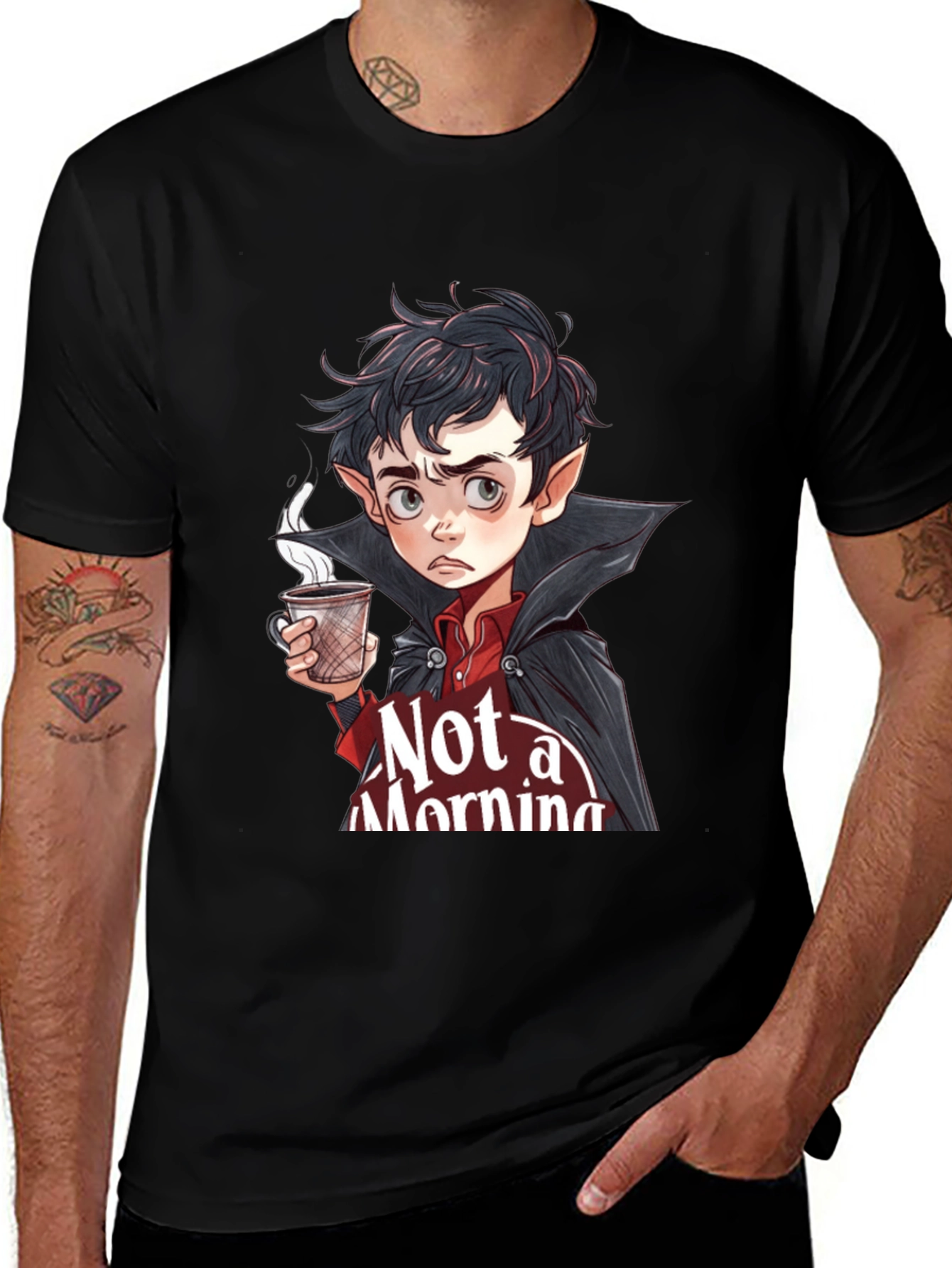 Not a Morning Person Vampire T-Shirt