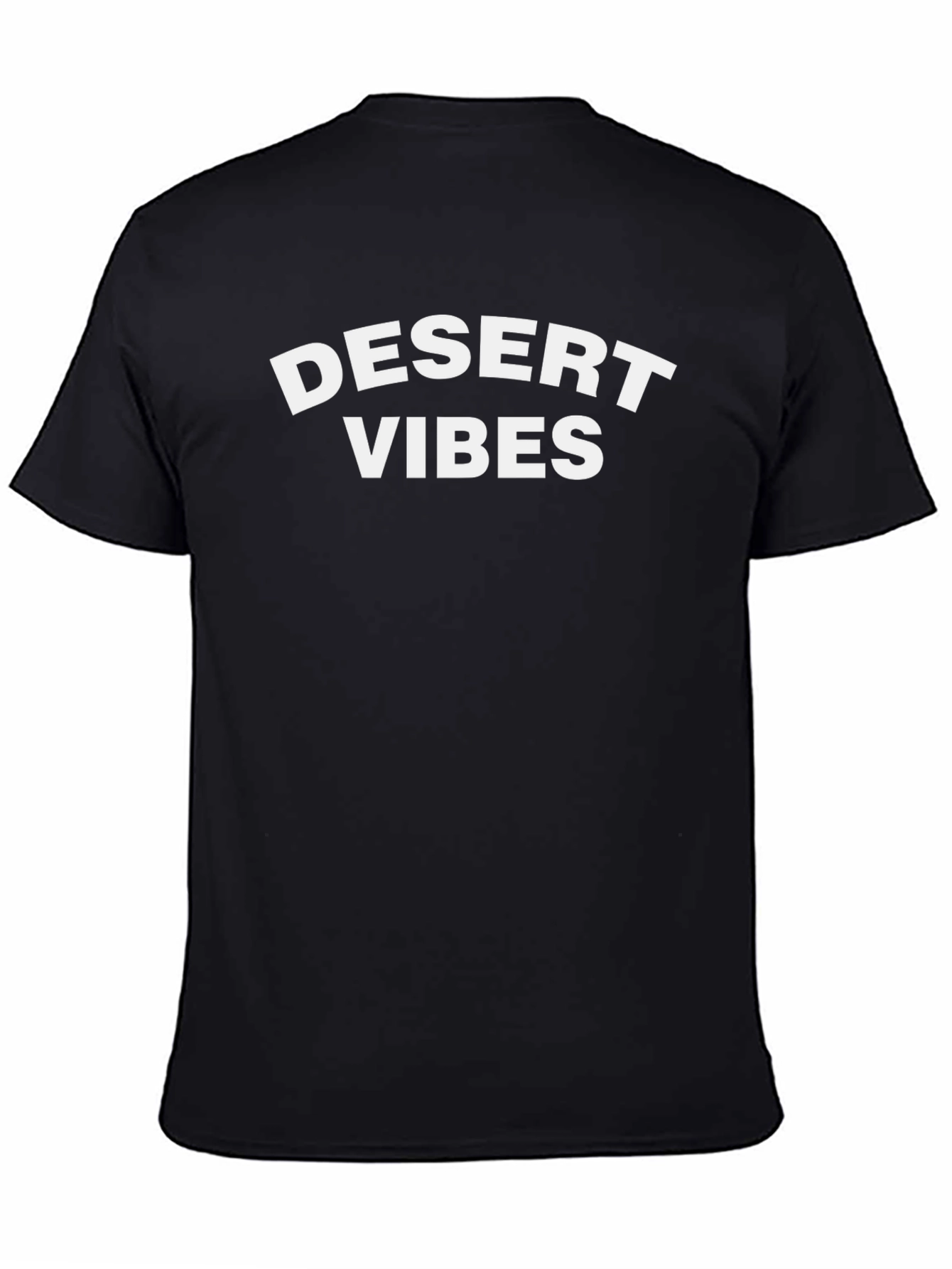 Desert Vibes Black Graphic T-Shirt