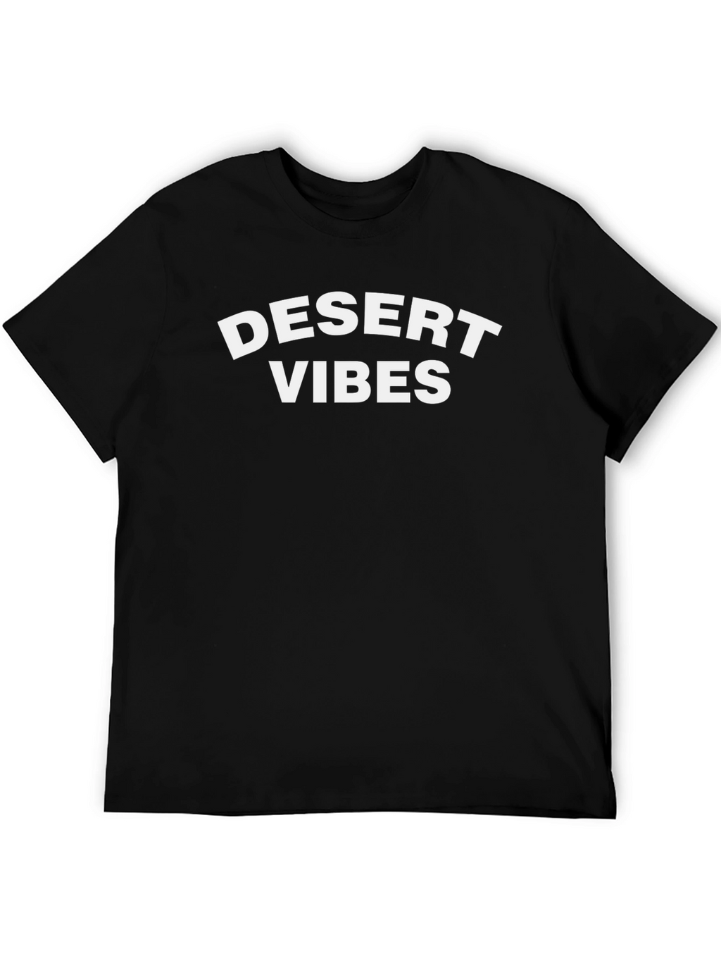 Desert Vibes Black Graphic T-Shirt