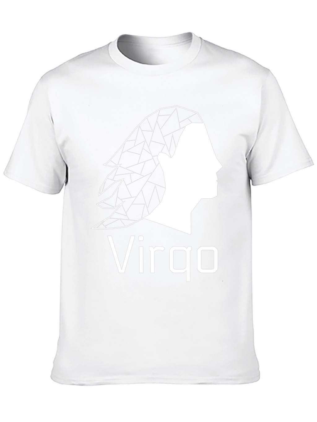 Virgo Zodiac Graphic Tee - Black Casual T-Shirt