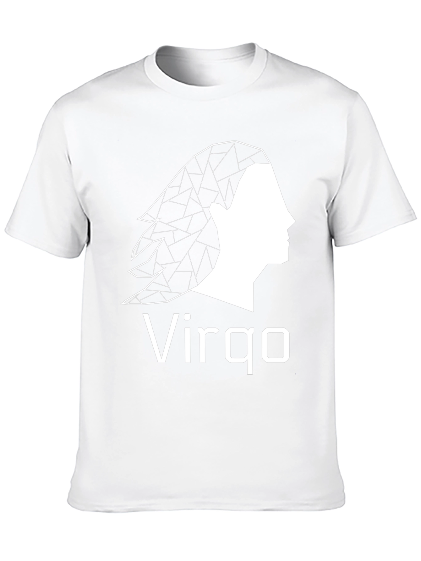 Virgo Zodiac Graphic Tee - Black Casual T-Shirt