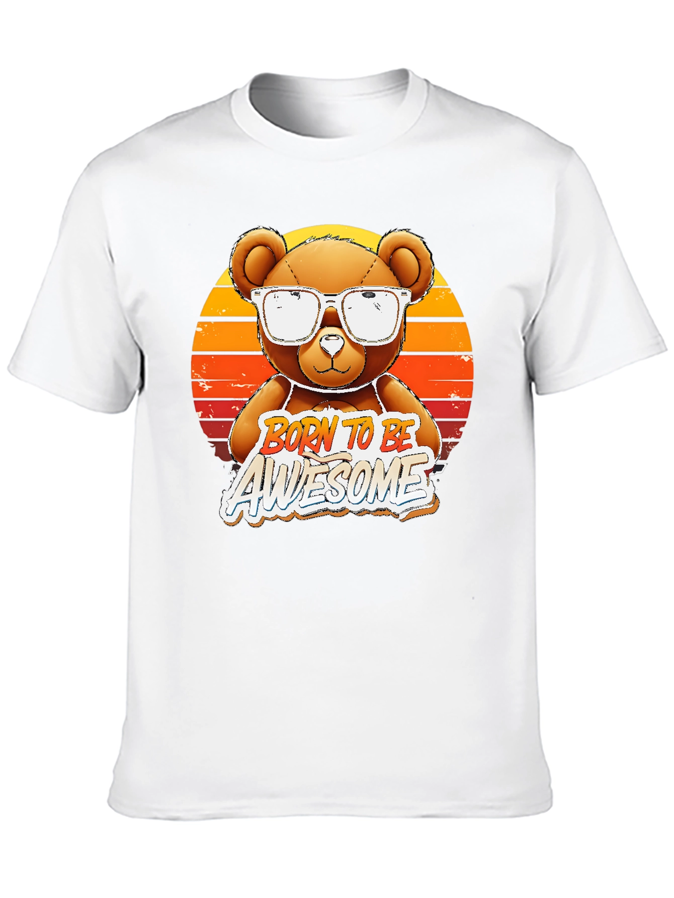 Born To Be Awesome Bear T-Shirt
