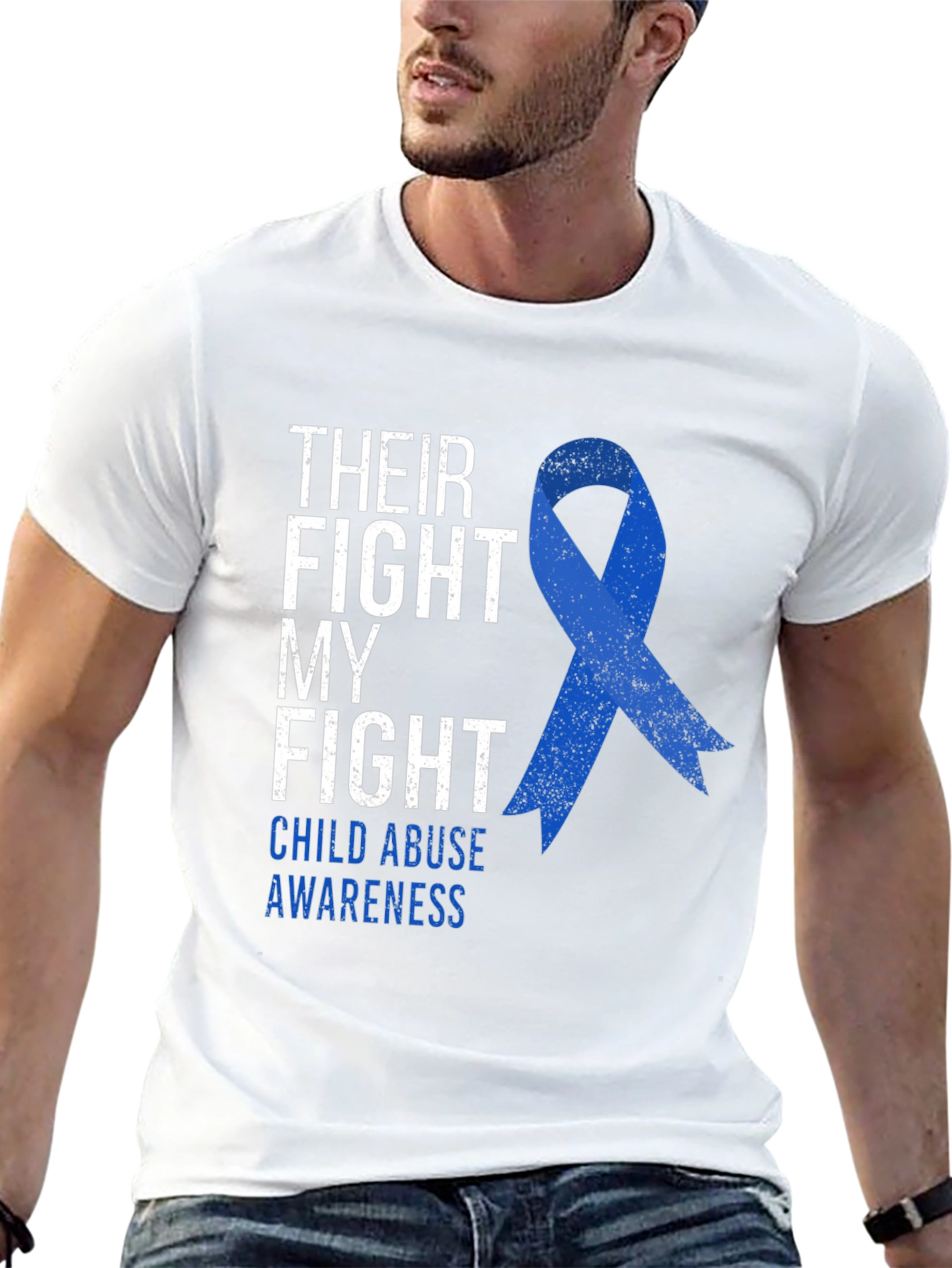 Child Abuse Awareness Tee - Their Fight My Fight