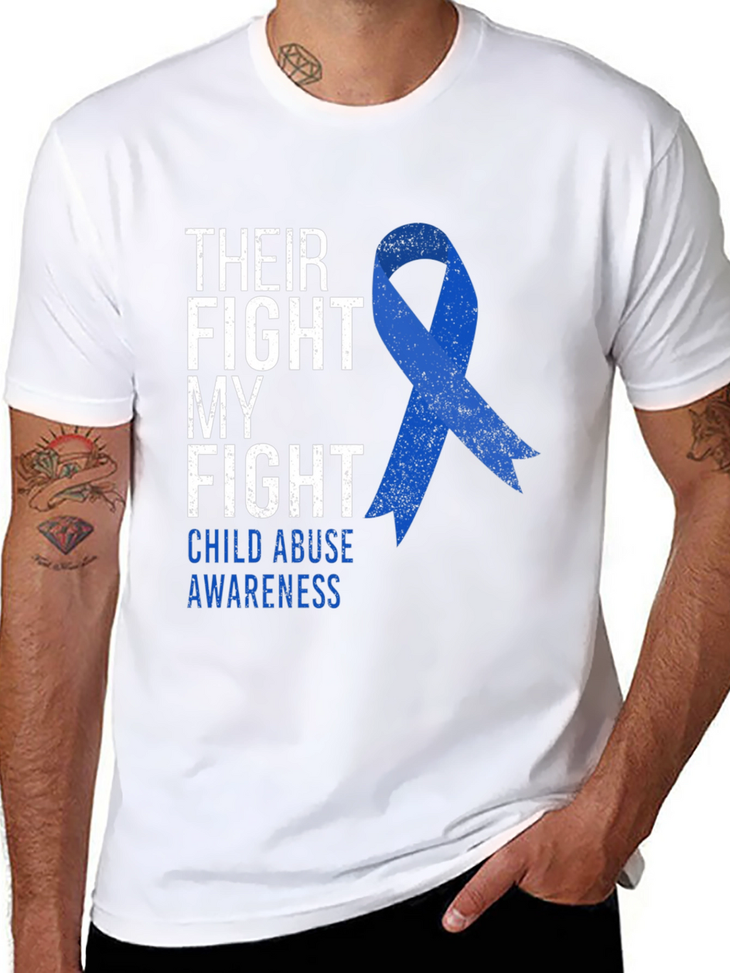Child Abuse Awareness Tee - Their Fight My Fight