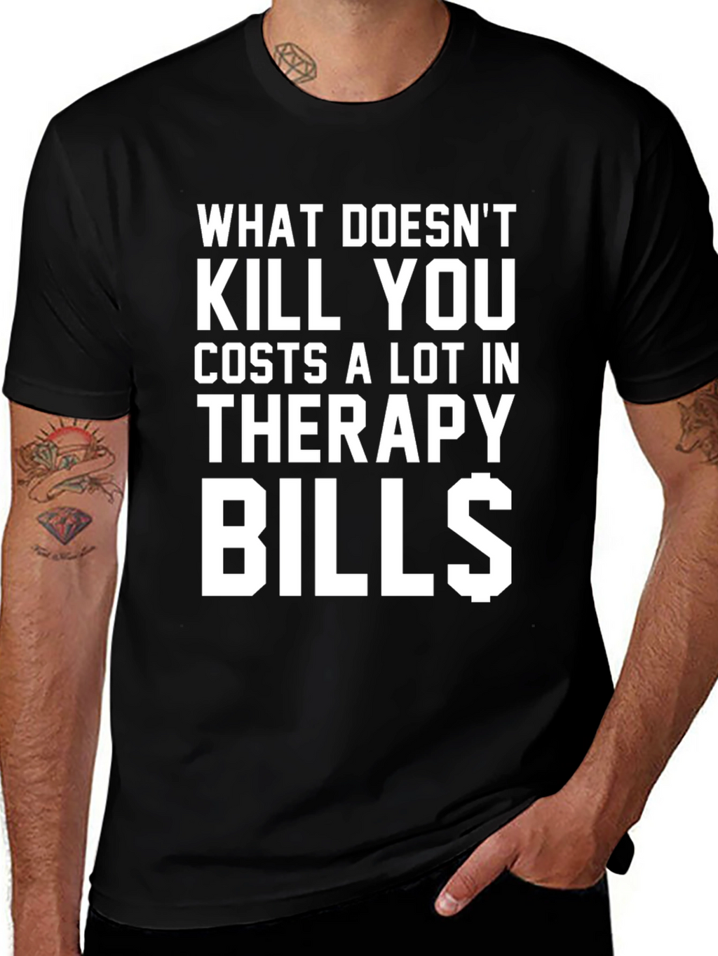 Therapy Bills T-Shirt - Funny Graphic Tee