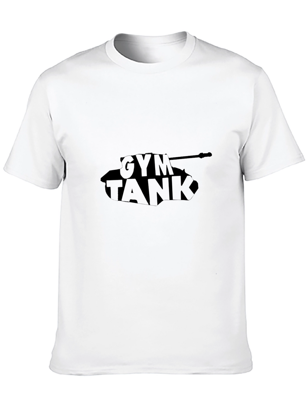 Gym Tank T-Shirt - Black Graphic Tee
