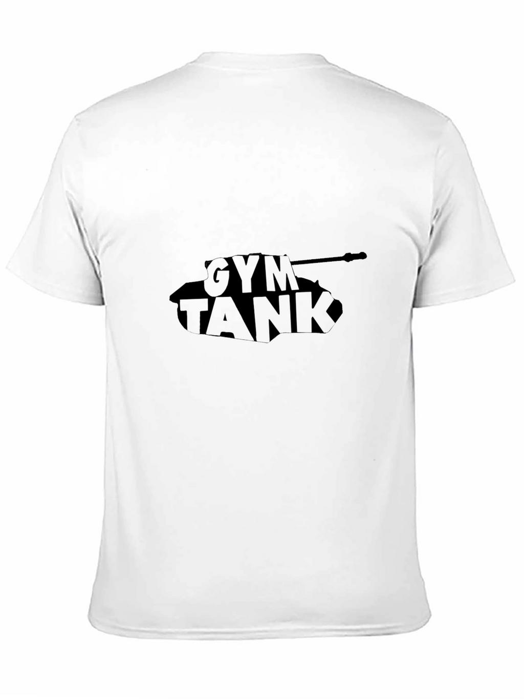 Gym Tank T-Shirt - Black Graphic Tee
