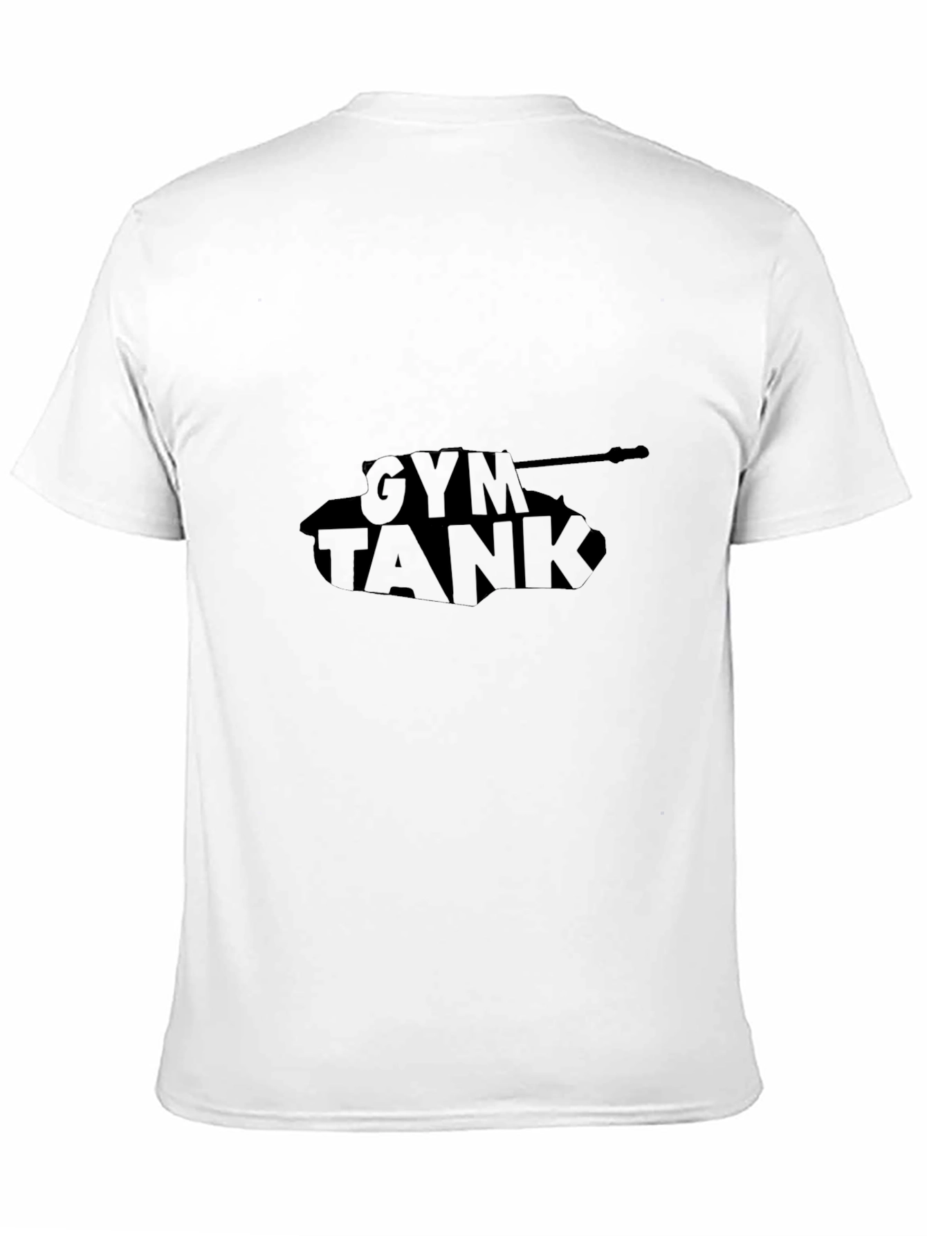Gym Tank T-Shirt - Black Graphic Tee