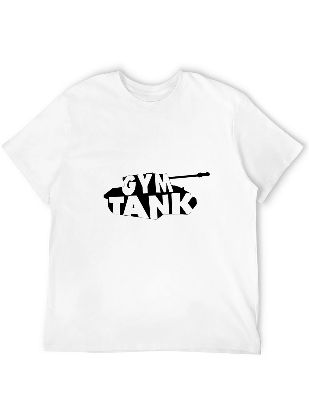 Gym Tank T-Shirt - Black Graphic Tee