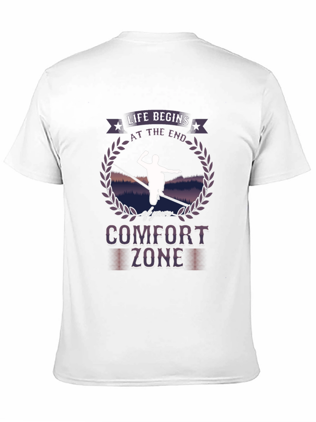 Life Begins Comfort Zone T-Shirt