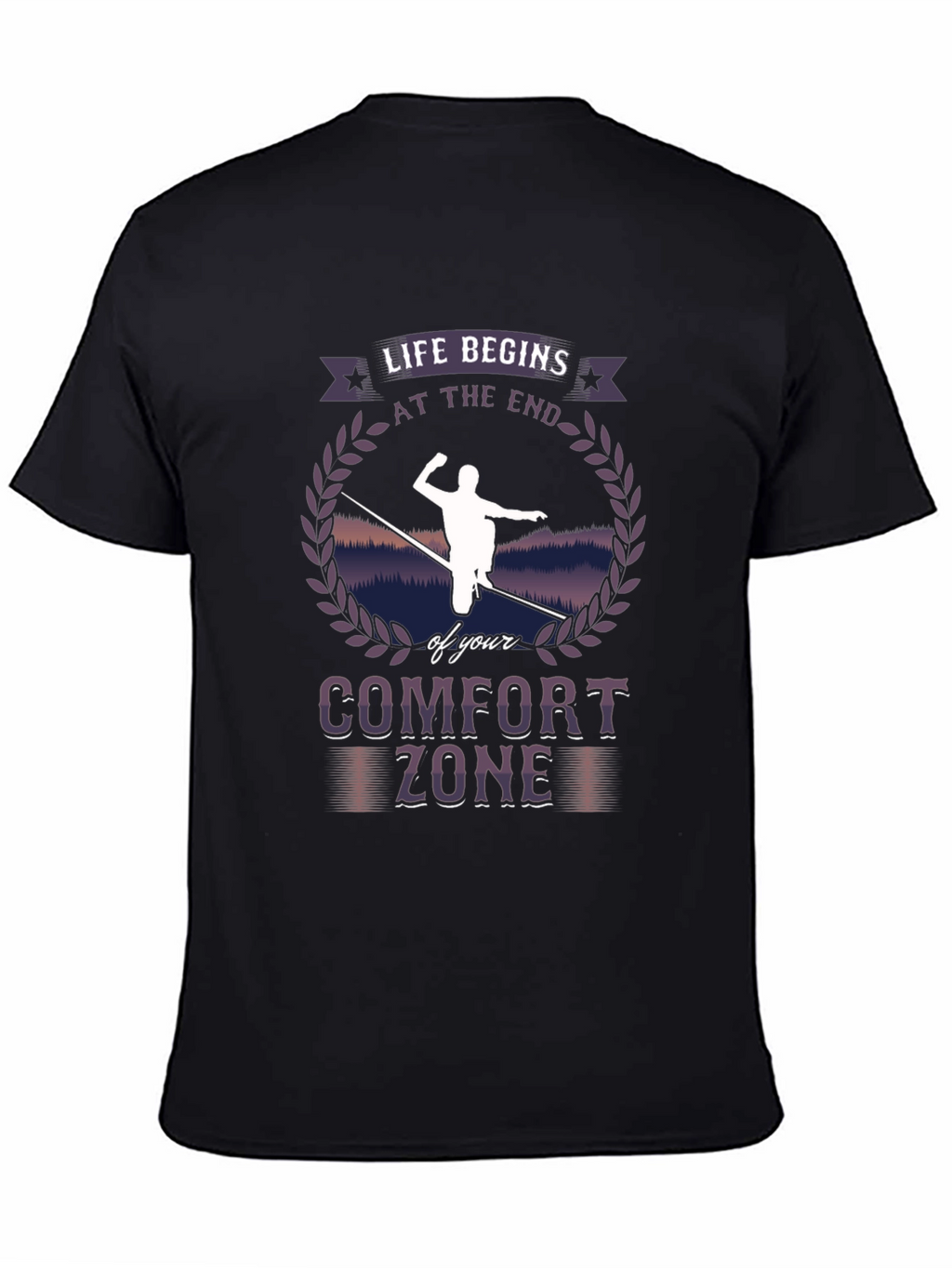 Life Begins Comfort Zone T-Shirt