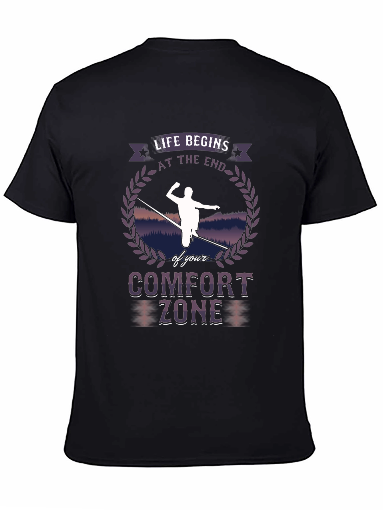 Life Begins Comfort Zone T-Shirt