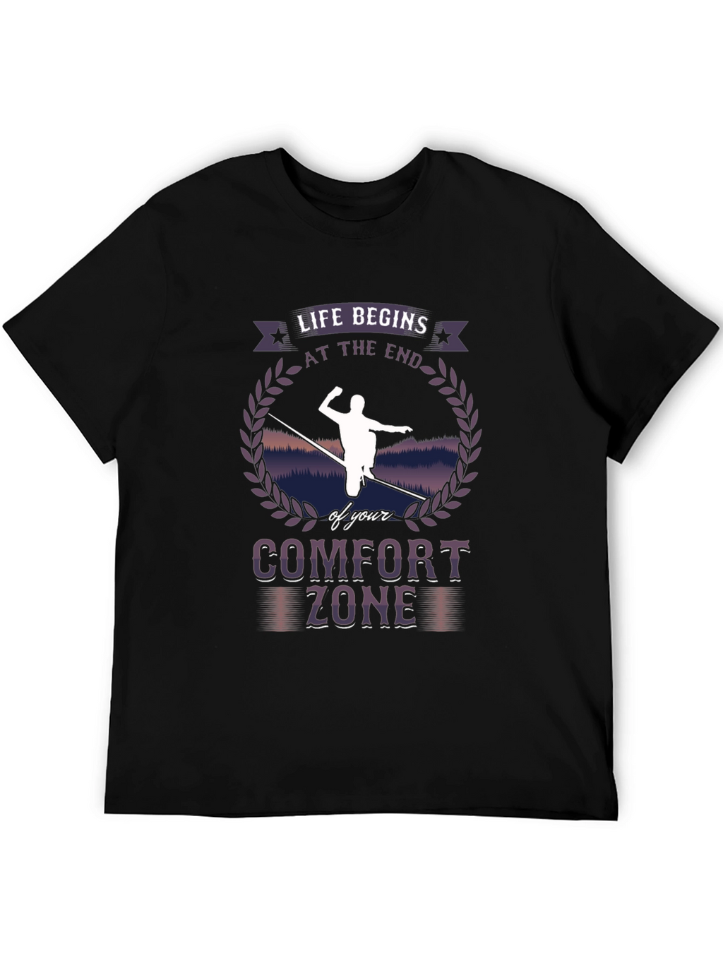 Life Begins Comfort Zone T-Shirt