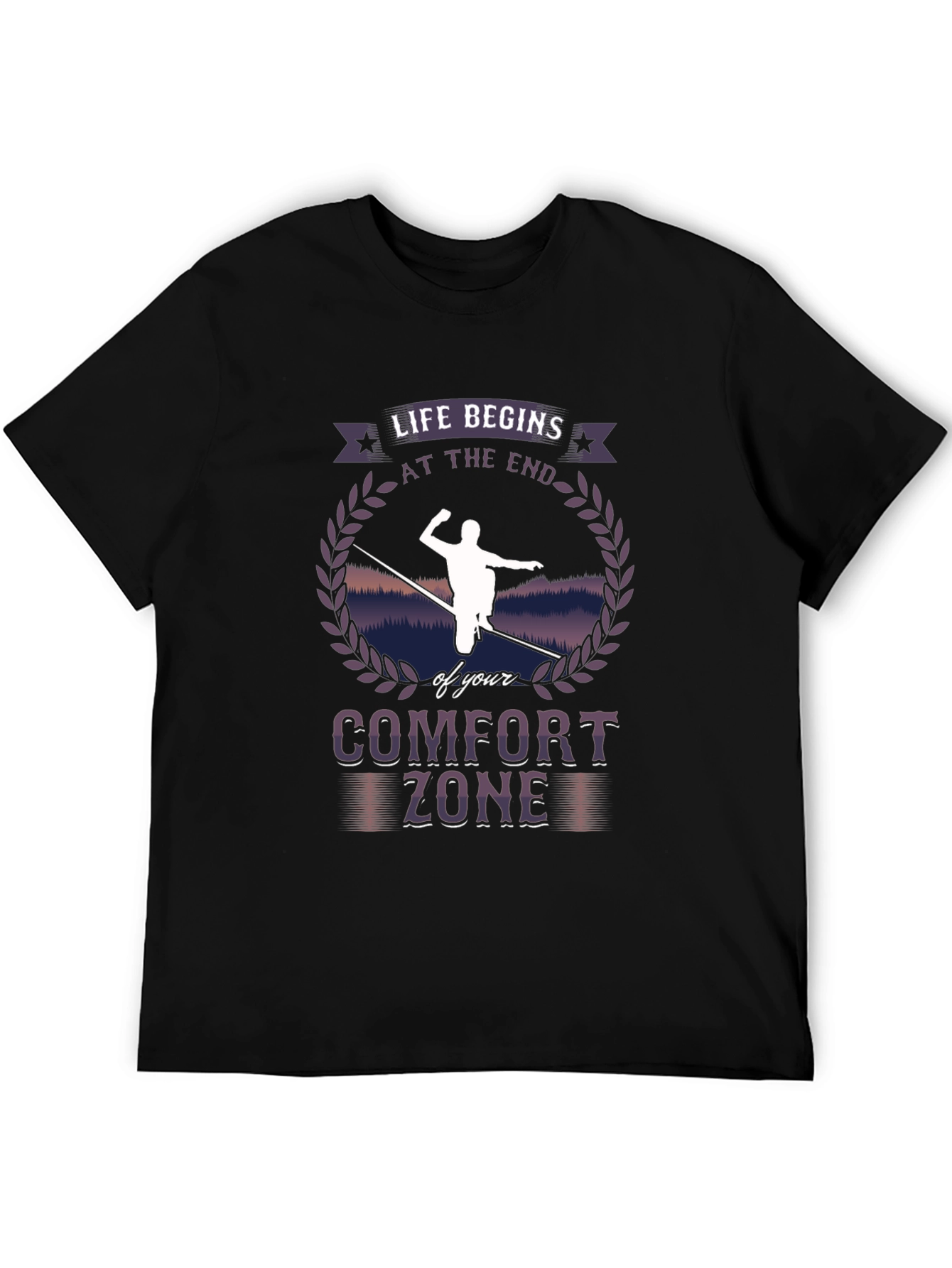 Life Begins Comfort Zone T-Shirt