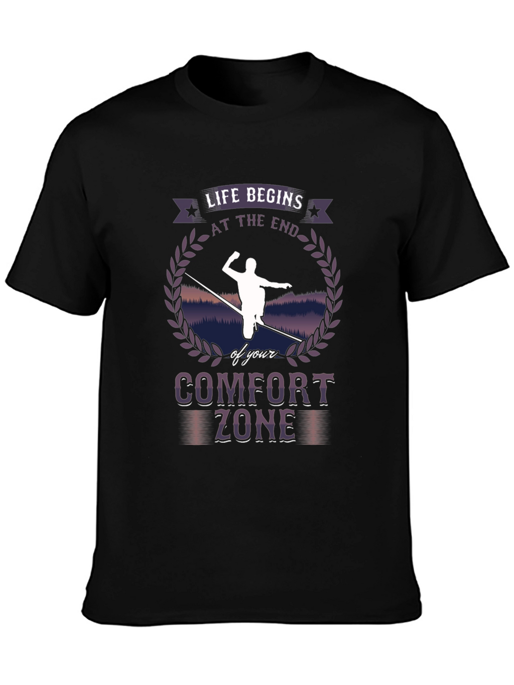 Life Begins Comfort Zone T-Shirt