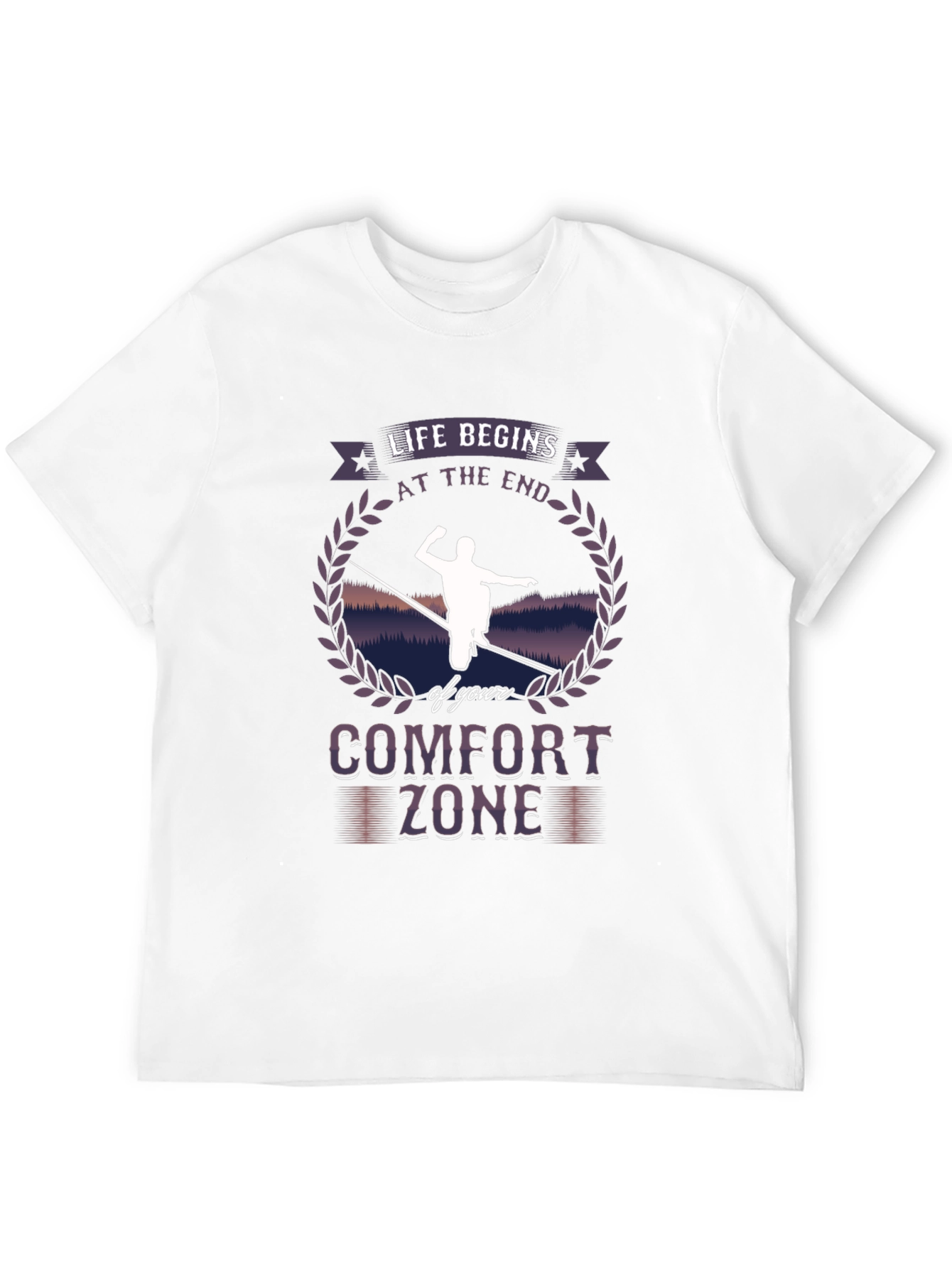 Life Begins Comfort Zone T-Shirt