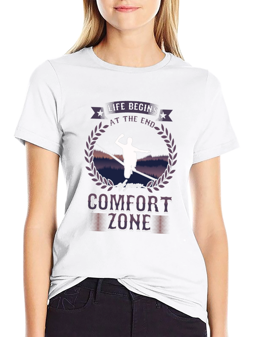 Life Begins Comfort Zone T-Shirt