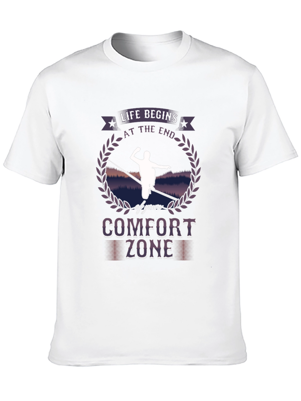Life Begins Comfort Zone T-Shirt