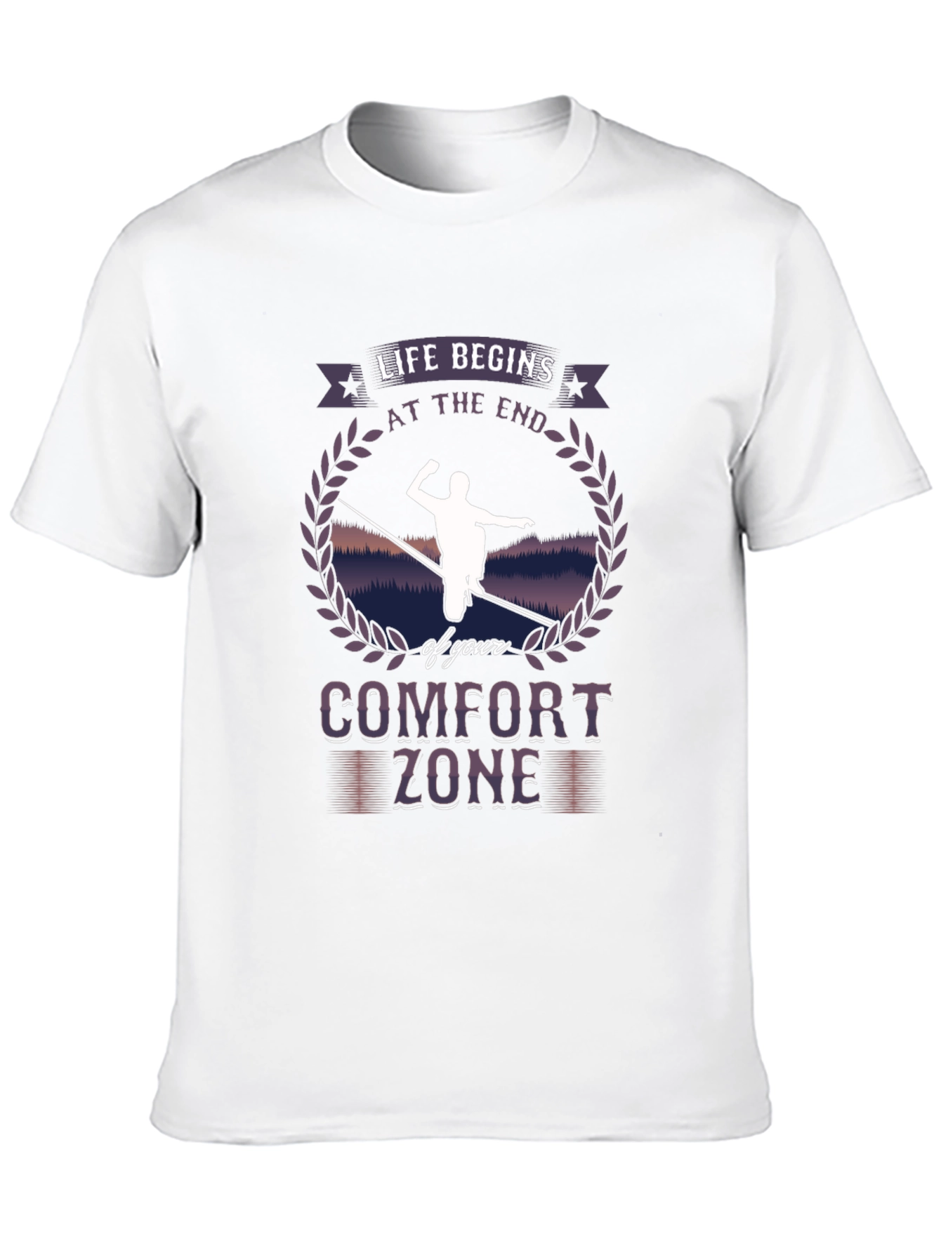 Life Begins Comfort Zone T-Shirt
