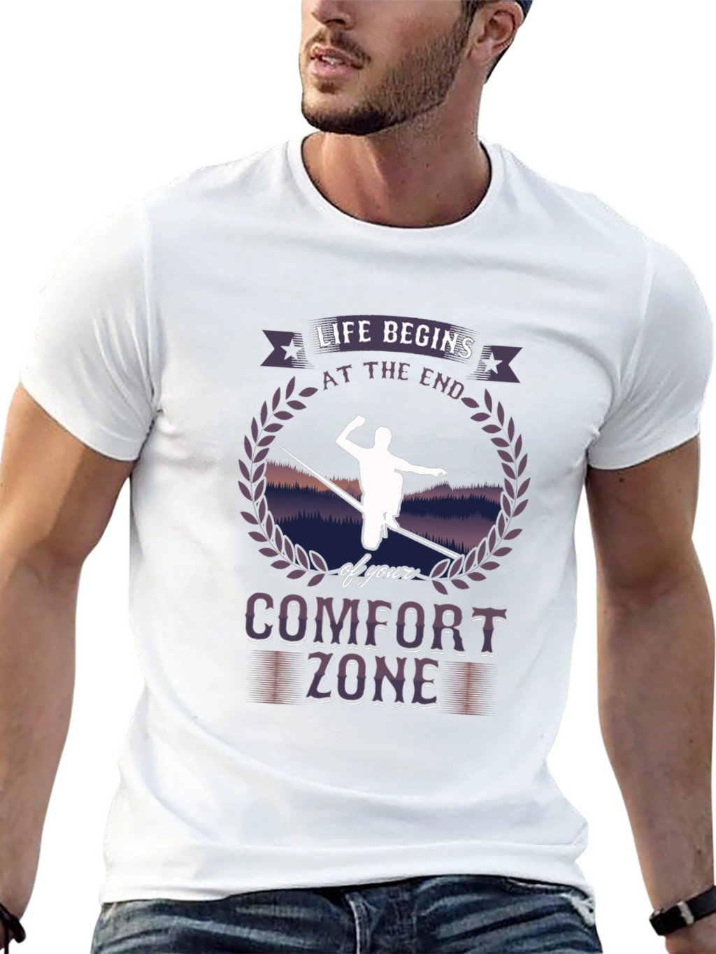 Life Begins Comfort Zone T-Shirt