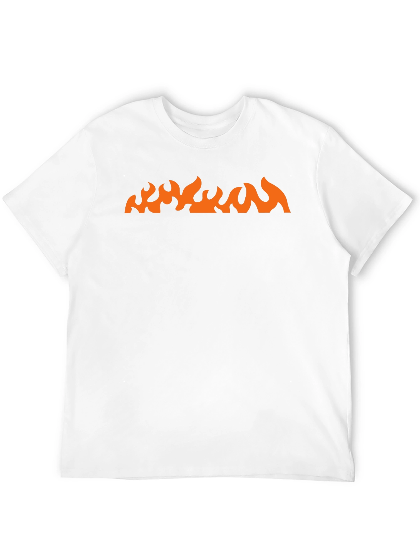 Fire Graphic Black Tee - Bold Style