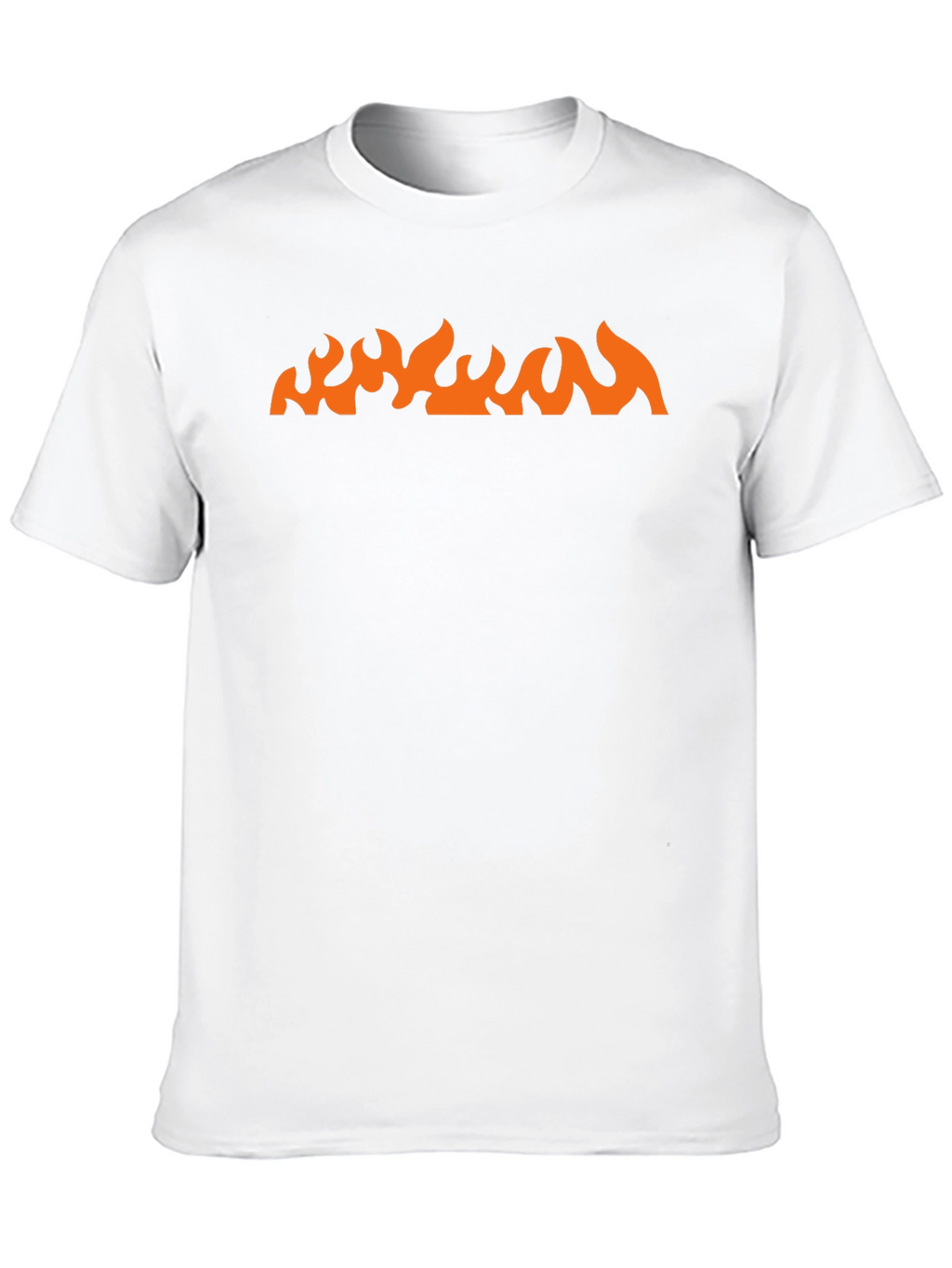 Fire Graphic Black Tee - Bold Style
