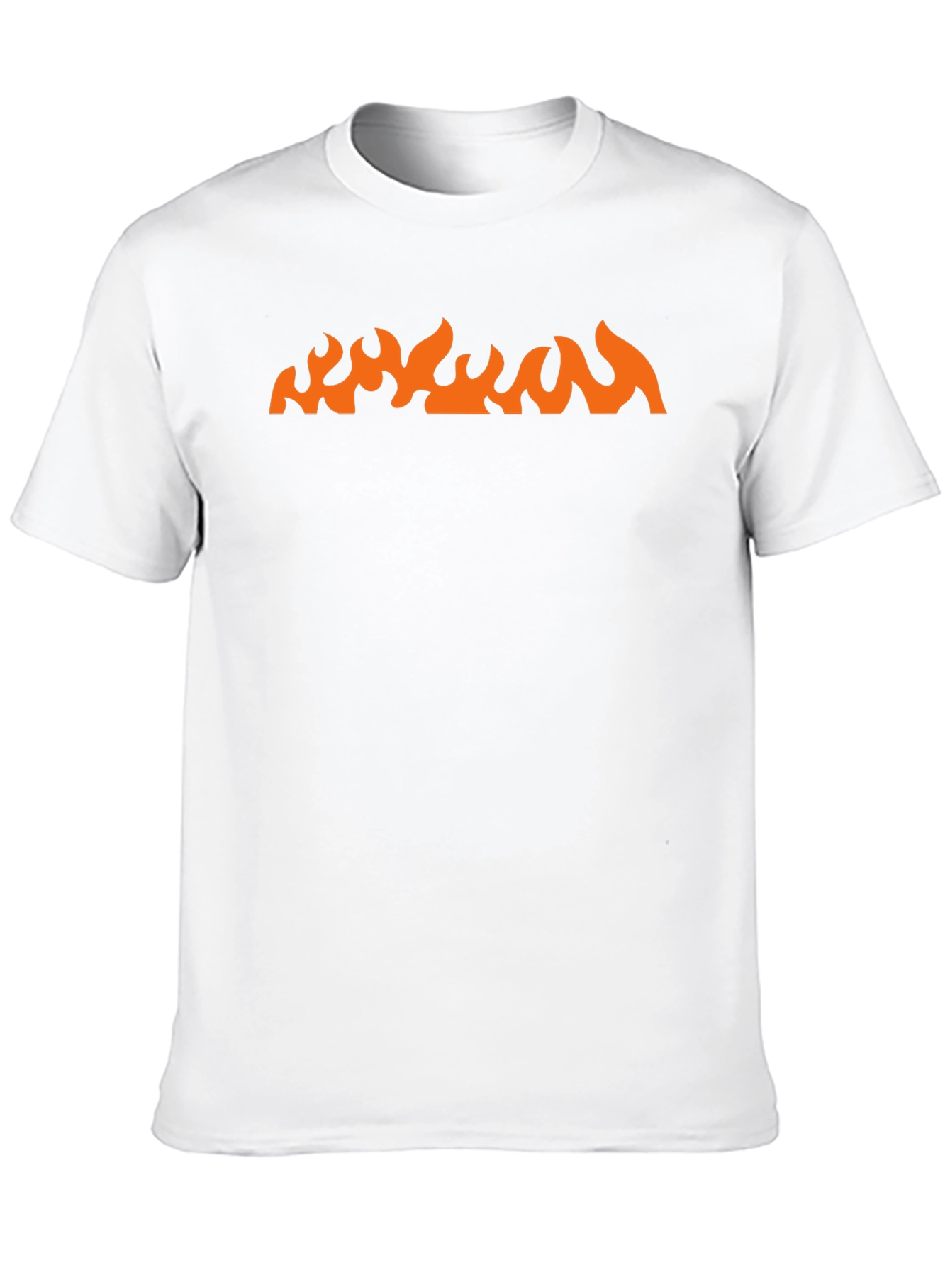 Fire Graphic Black Tee - Bold Style