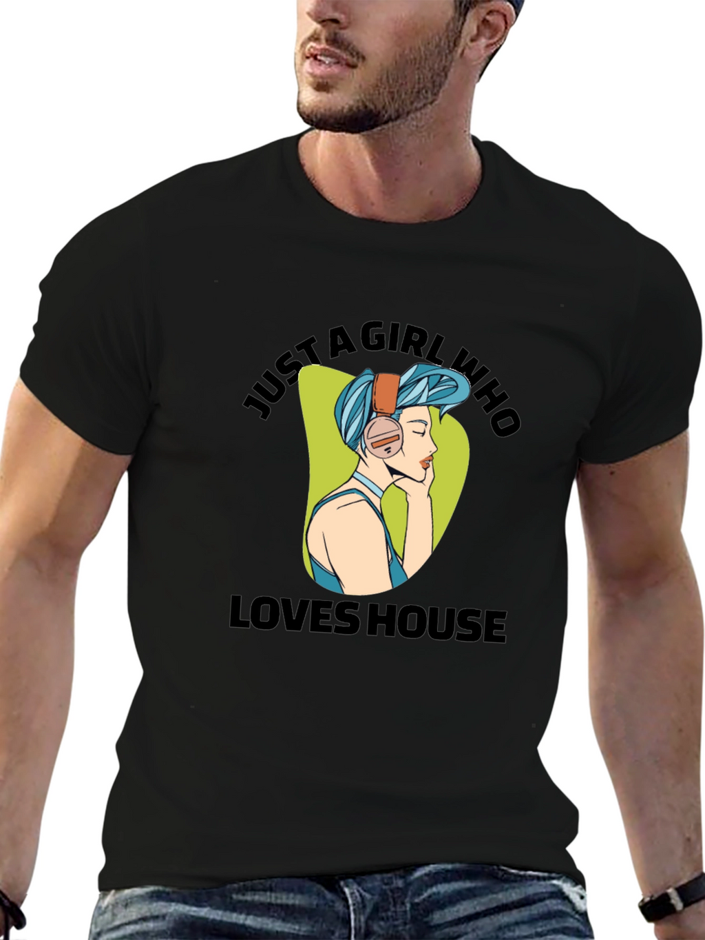Just A Girl Who Loves House Music T-Shirt