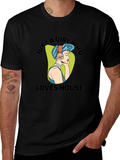 Just A Girl Who Loves House Music T-Shirt