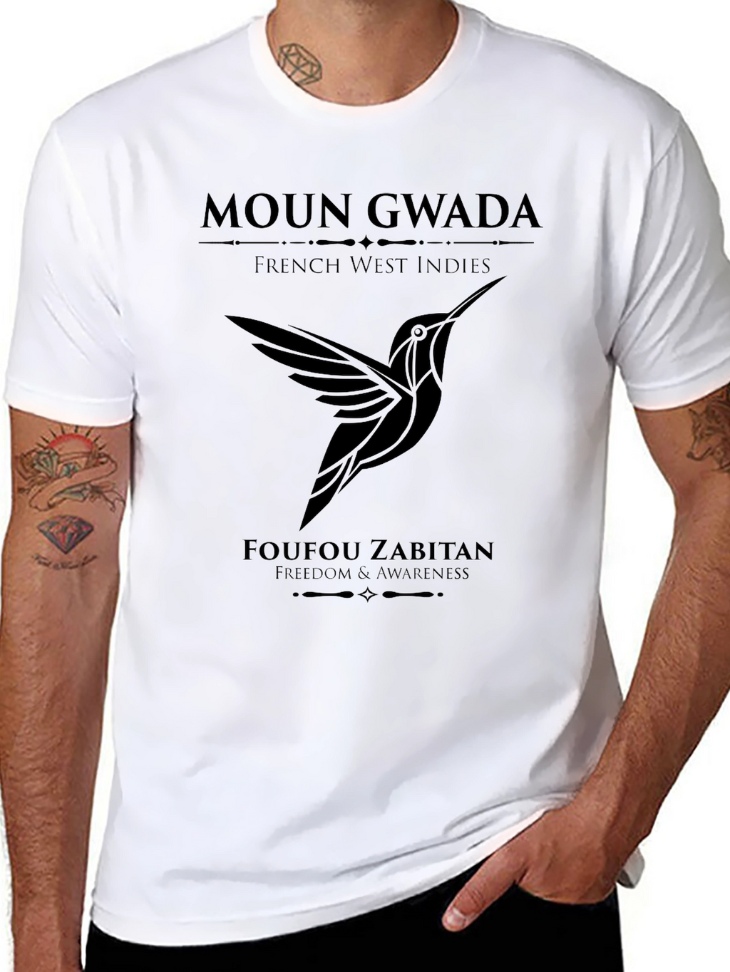 Moun Gwada Graphic T-Shirt