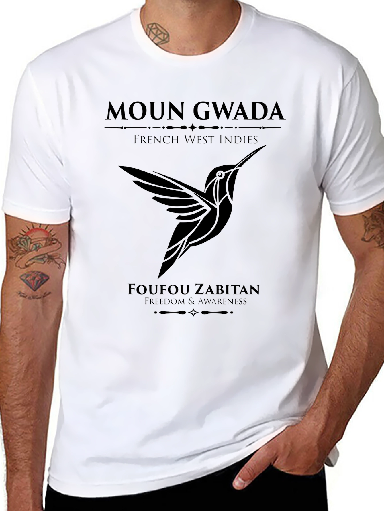 Moun Gwada Graphic T-Shirt