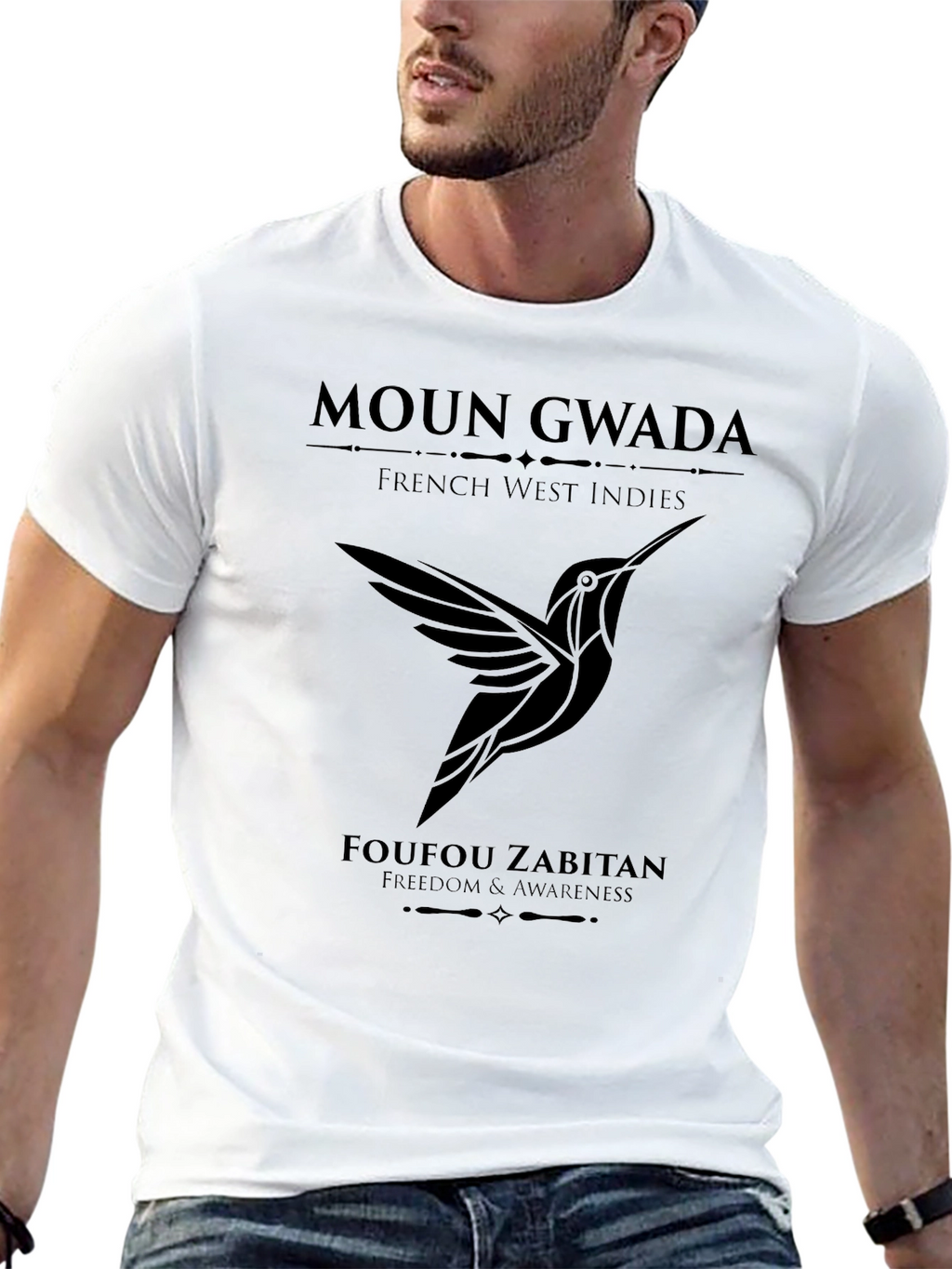 Moun Gwada Graphic T-Shirt
