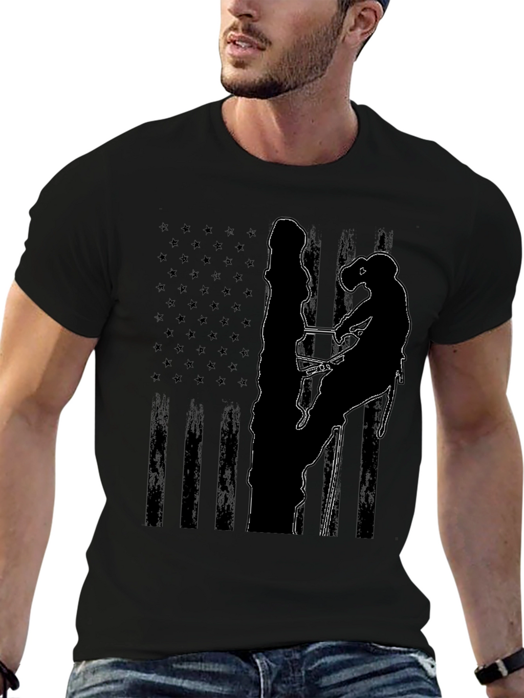 Arborist American Flag T-Shirt
