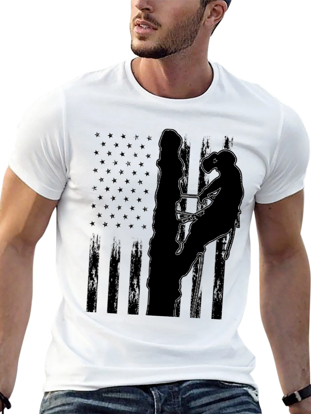 Arborist American Flag T-Shirt