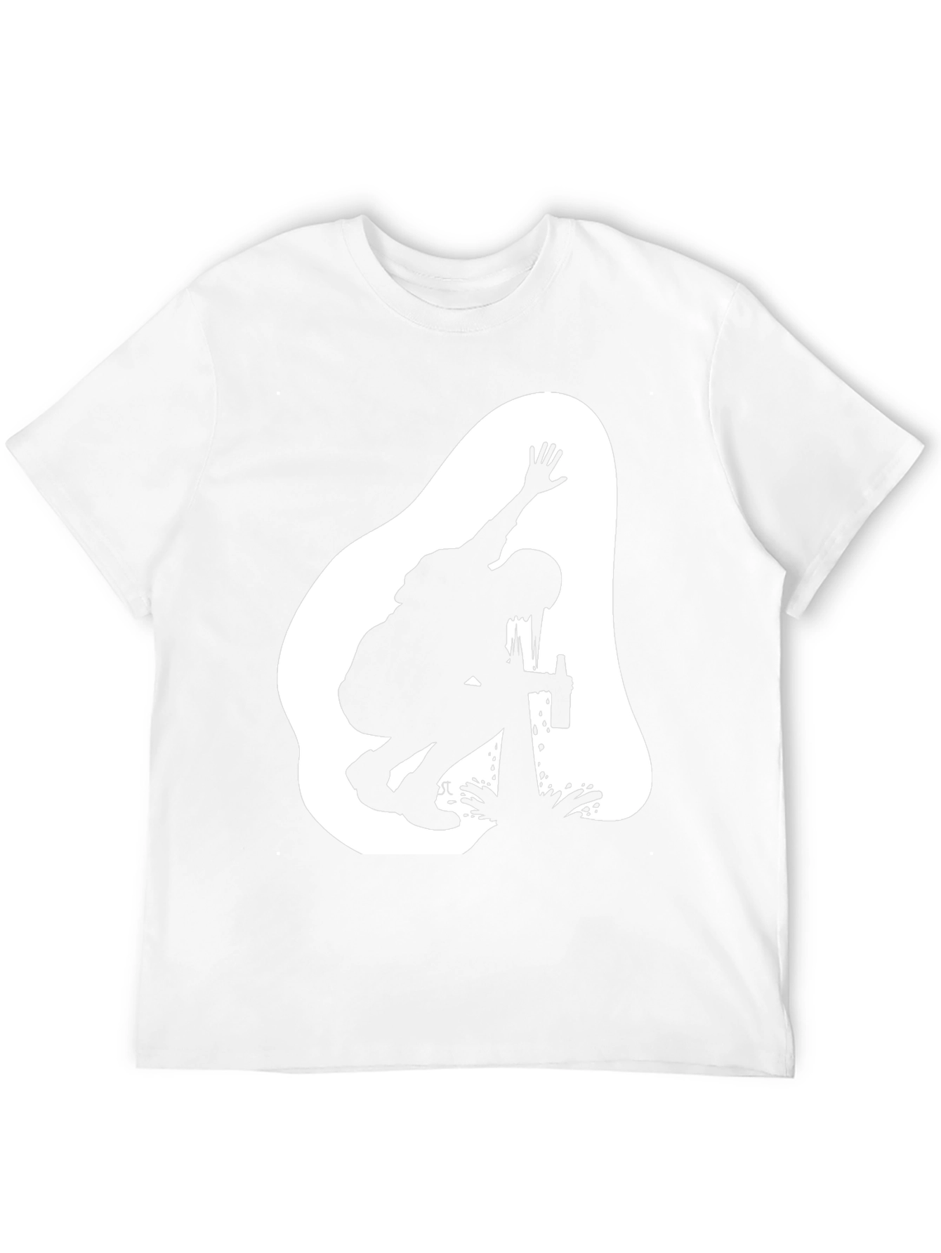 Silhouette Graphic T-Shirt - Black