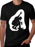 Silhouette Graphic T-Shirt - Black