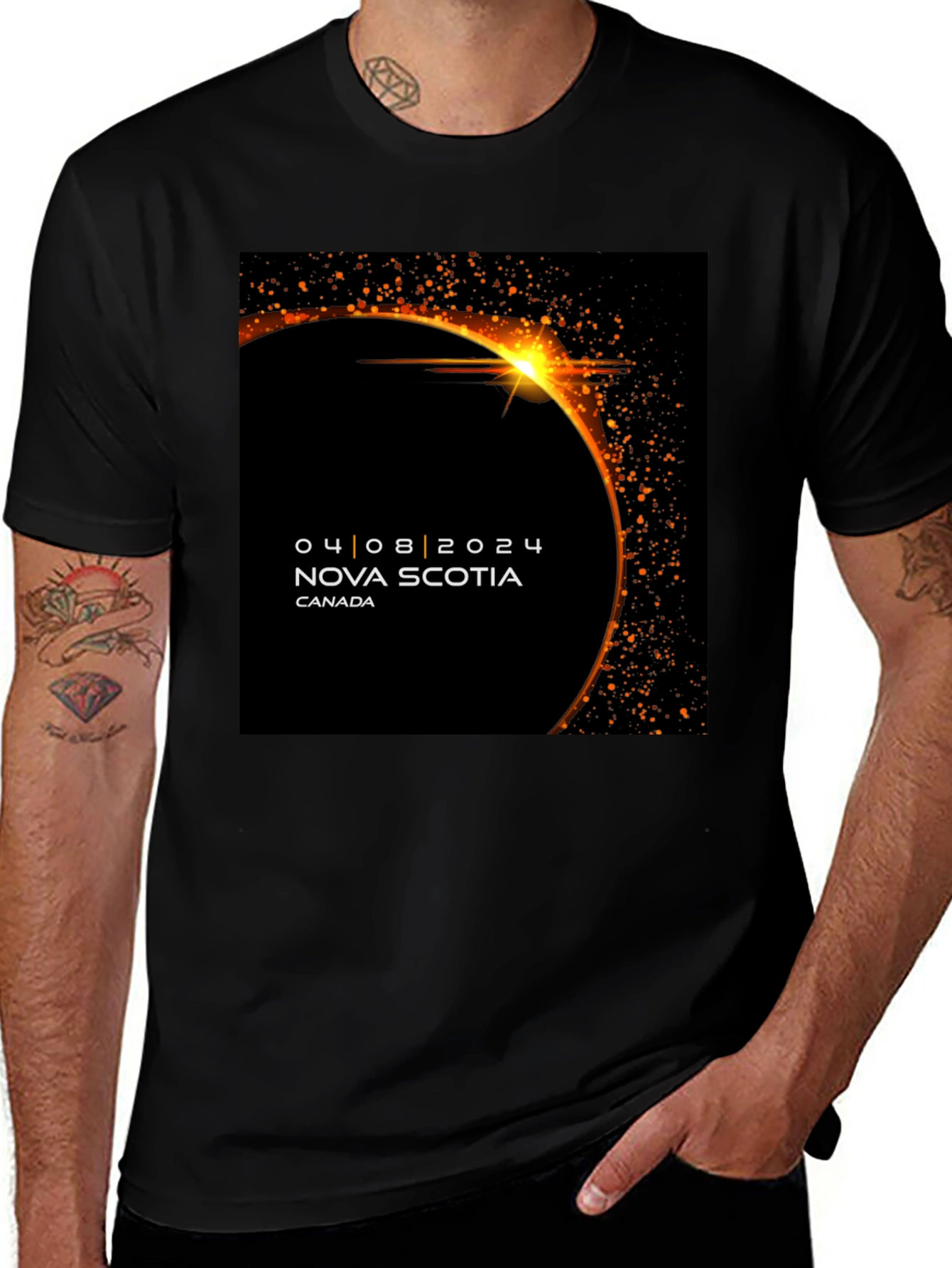 Total Solar Eclipse Nova Scotia Canada April 8 2024 T-Shirt