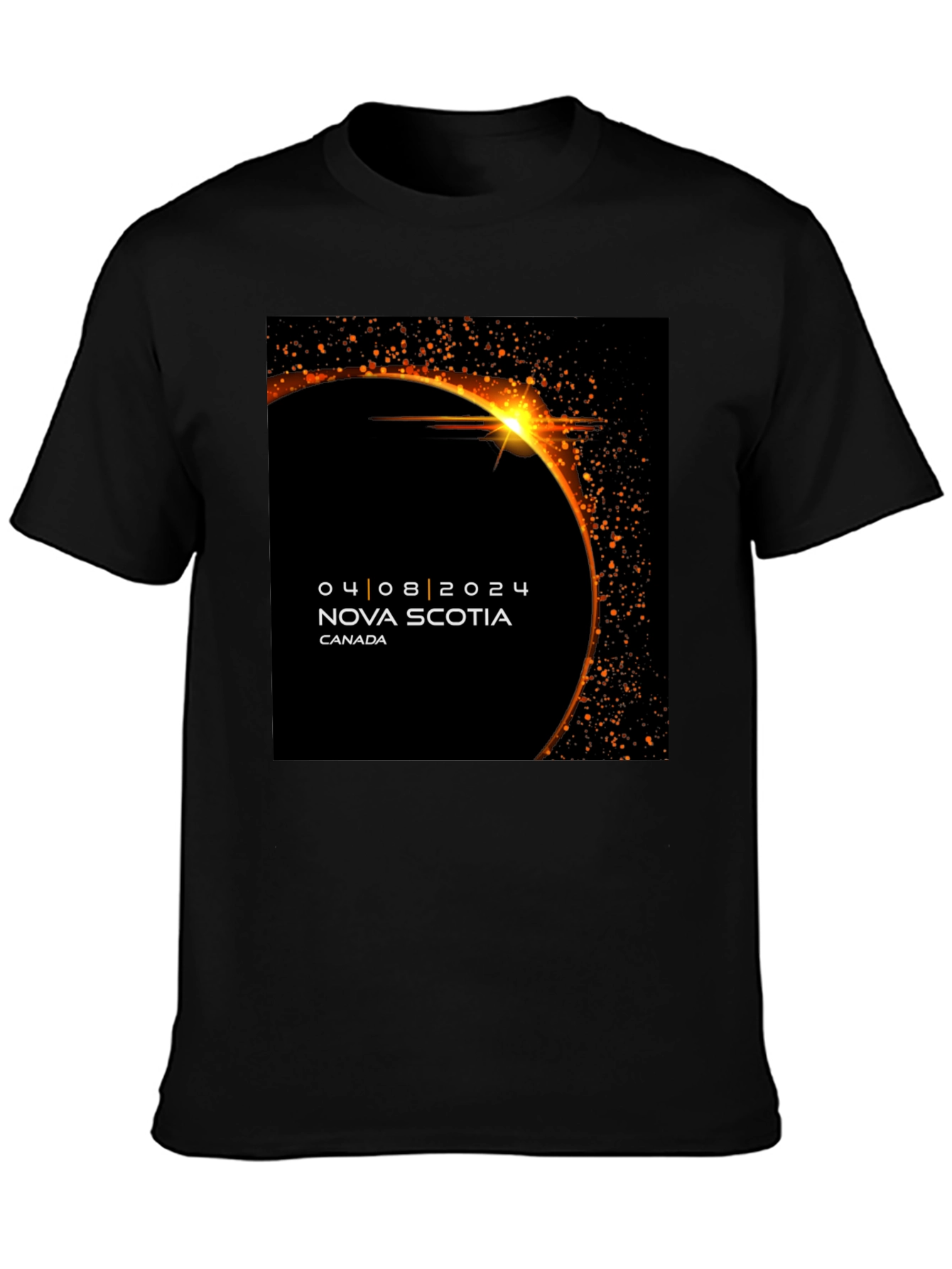 Total Solar Eclipse Nova Scotia Canada April 8 2024 T-Shirt