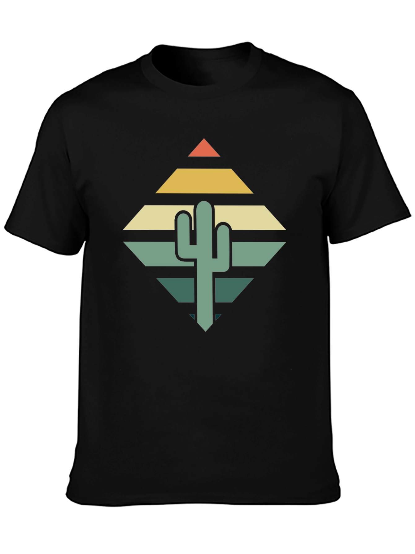 Retro Cactus Graphic Tee - Desert Vibes T-Shirt