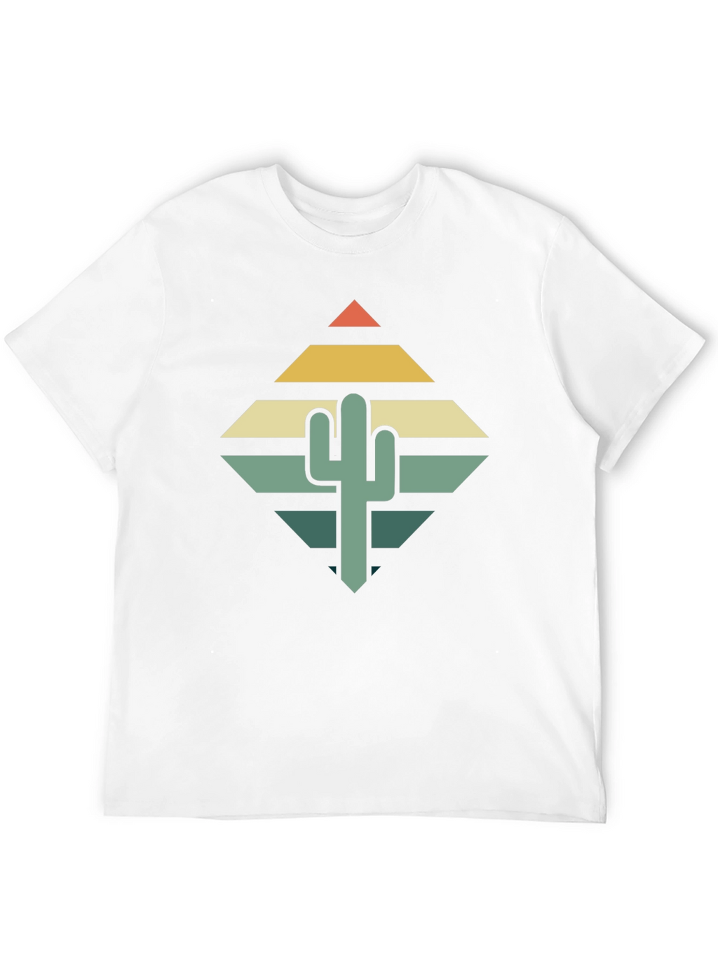 Retro Cactus Graphic Tee - Desert Vibes T-Shirt