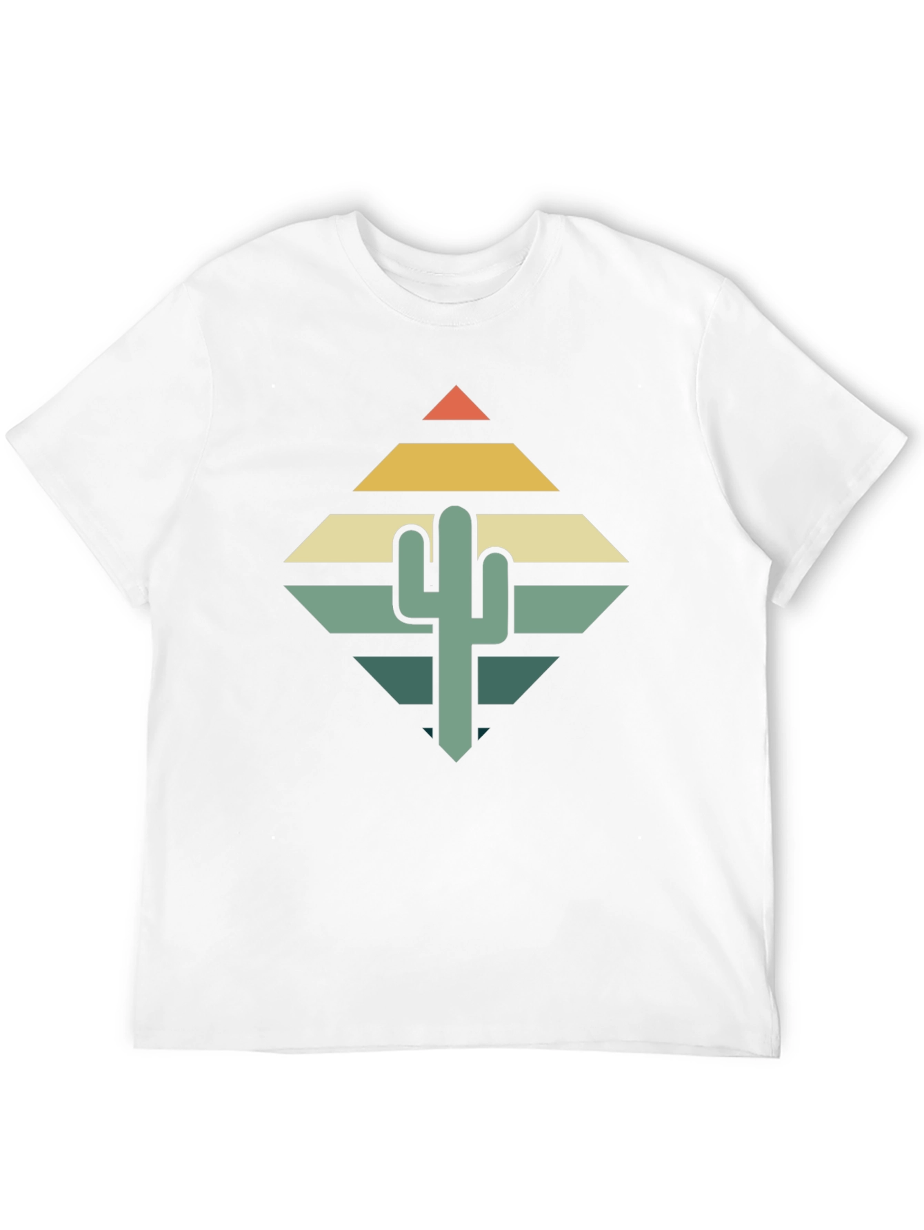 Retro Cactus Graphic Tee - Desert Vibes T-Shirt