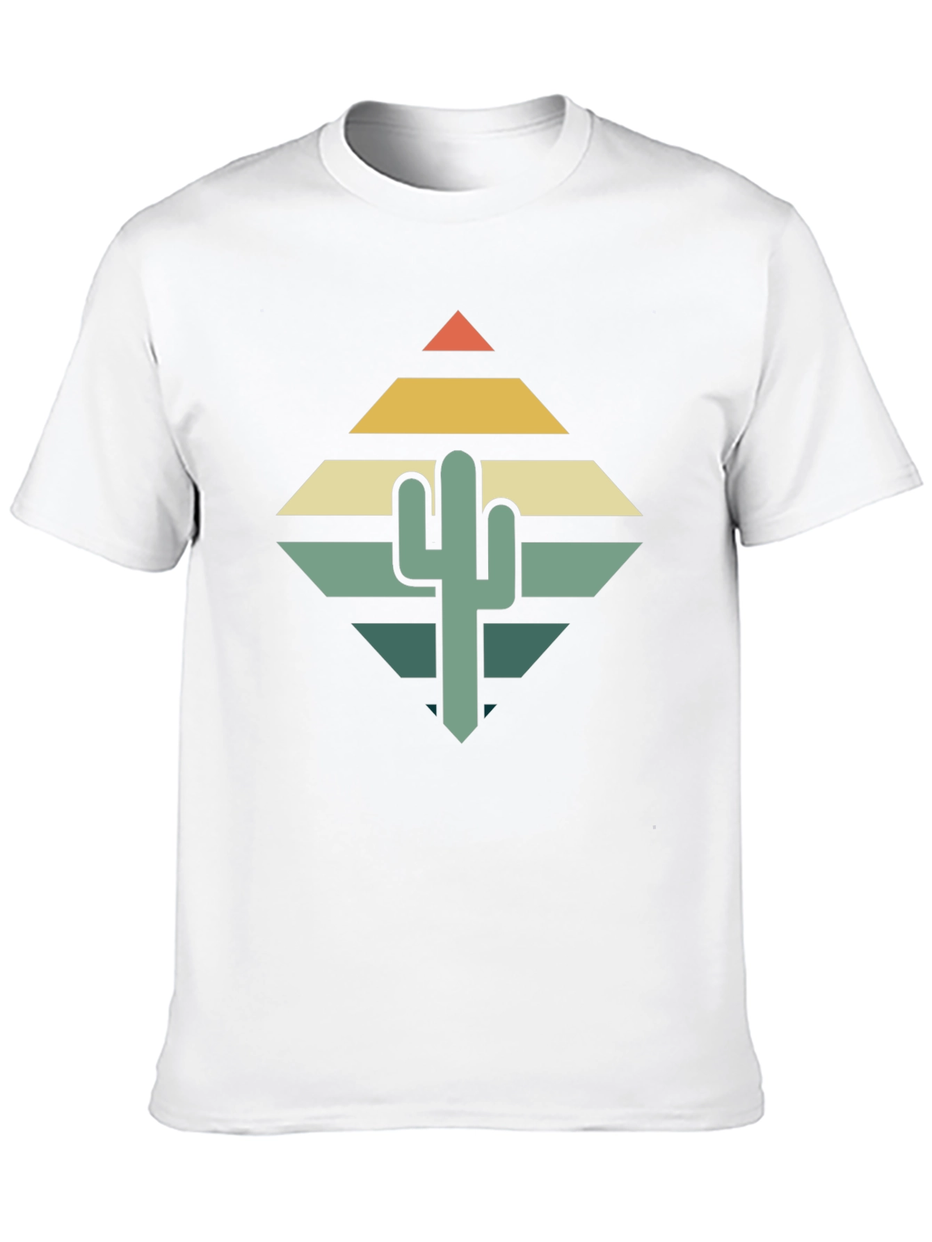 Retro Cactus Graphic Tee - Desert Vibes T-Shirt