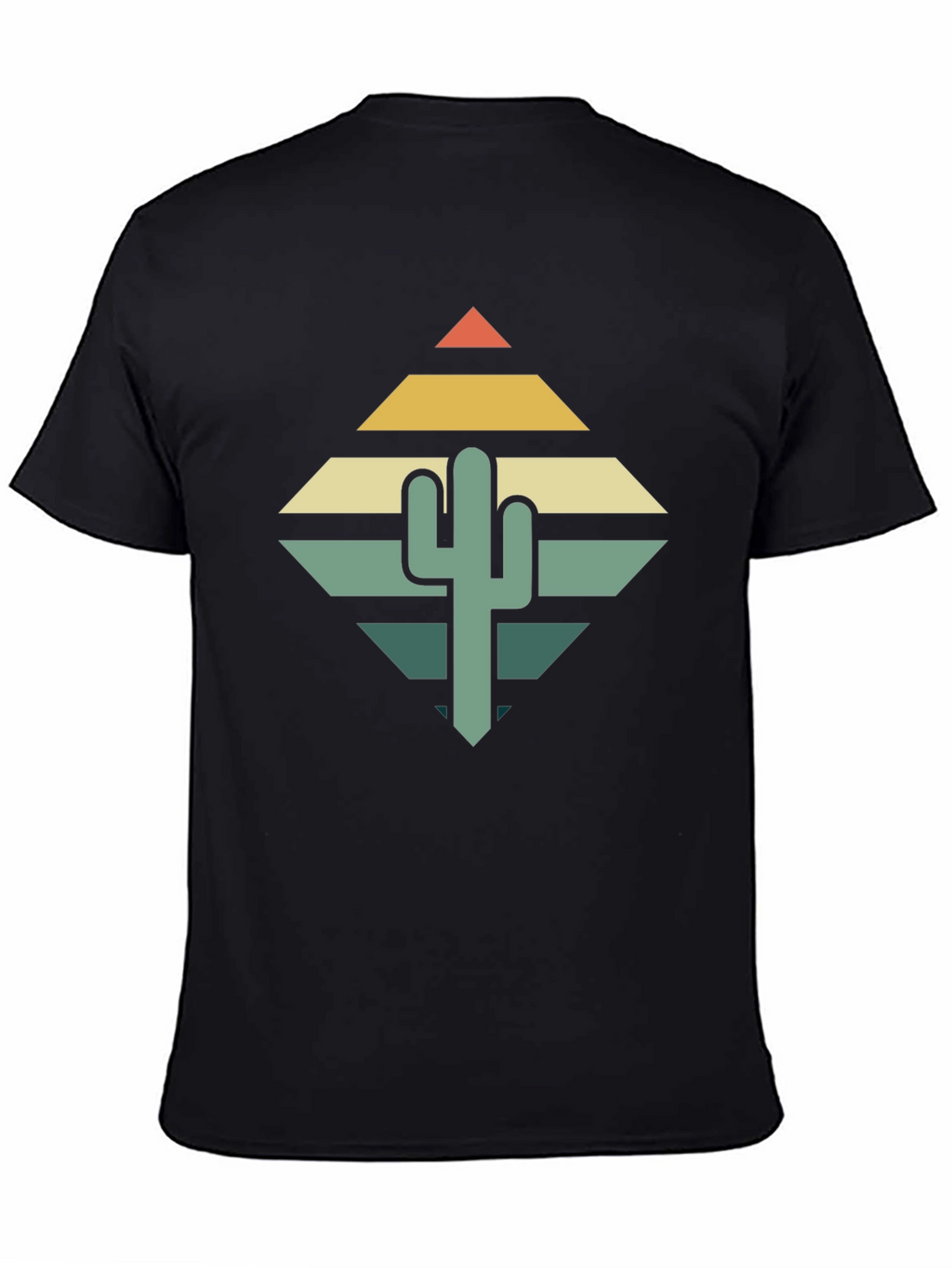 Retro Cactus Graphic Tee - Desert Vibes T-Shirt