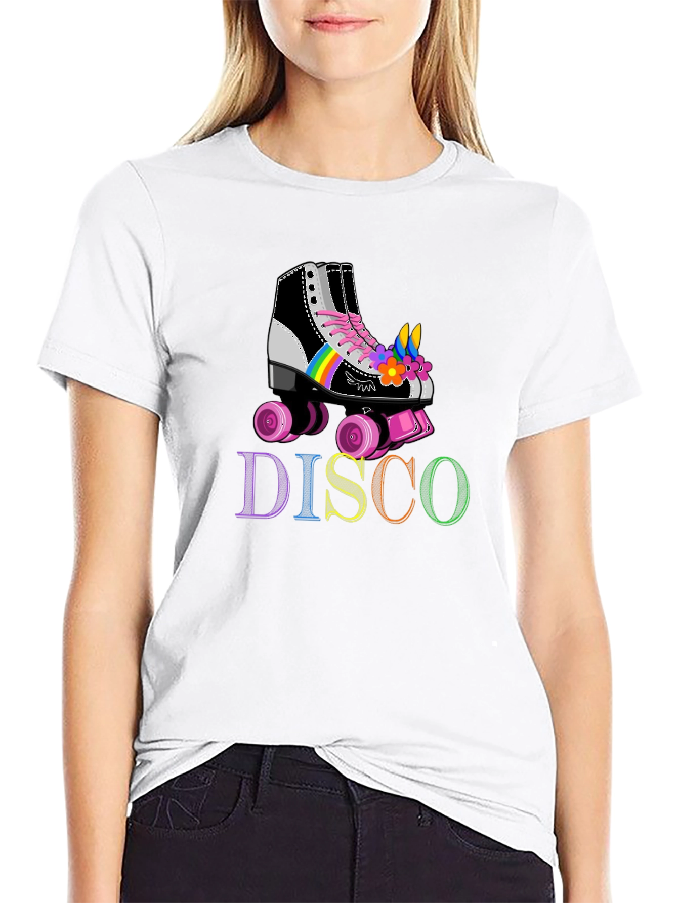 Retro Disco Roller Skate T-Shirt