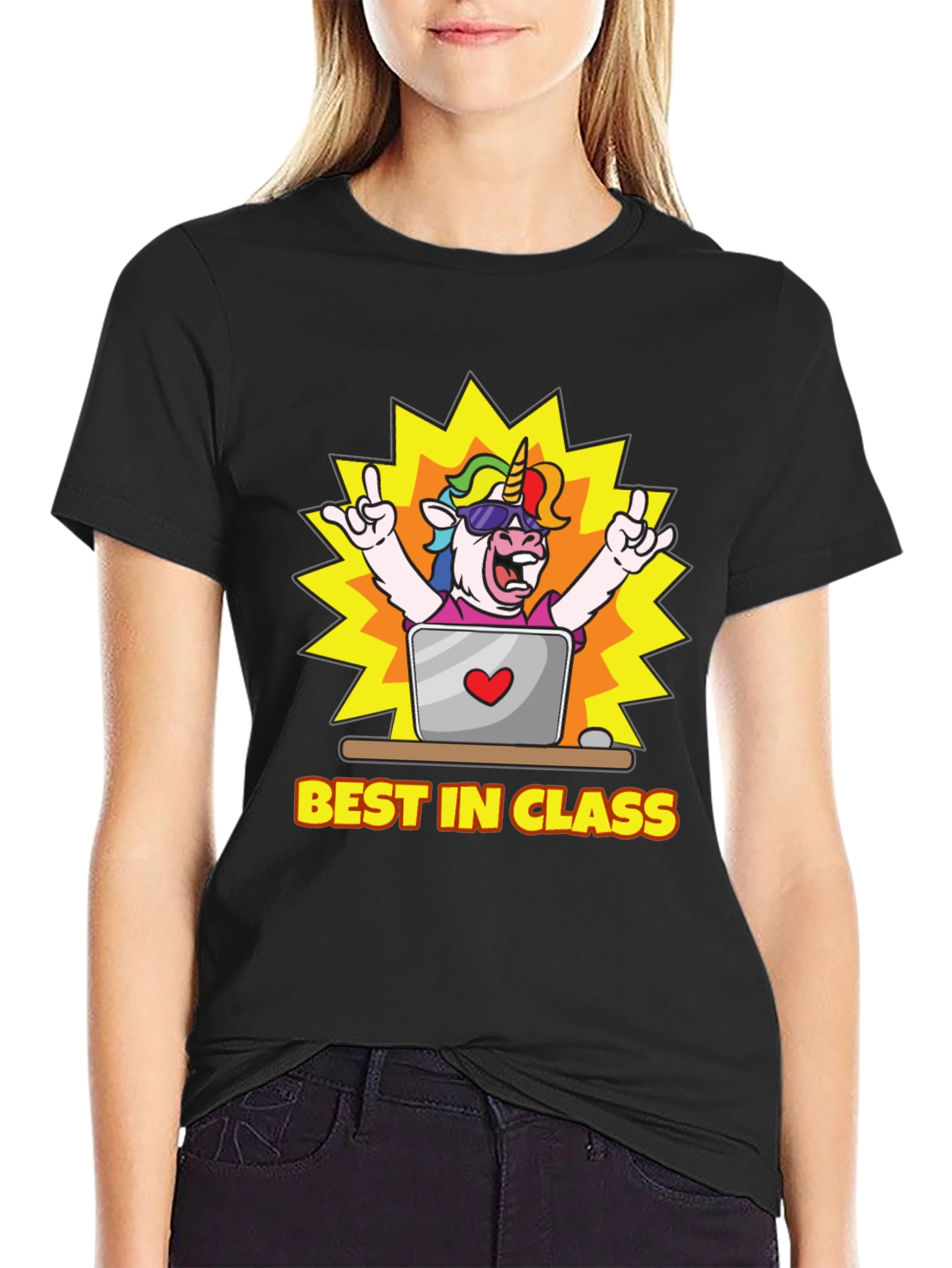 Best in Class Unicorn T-Shirt - Novelty Graphic Tee