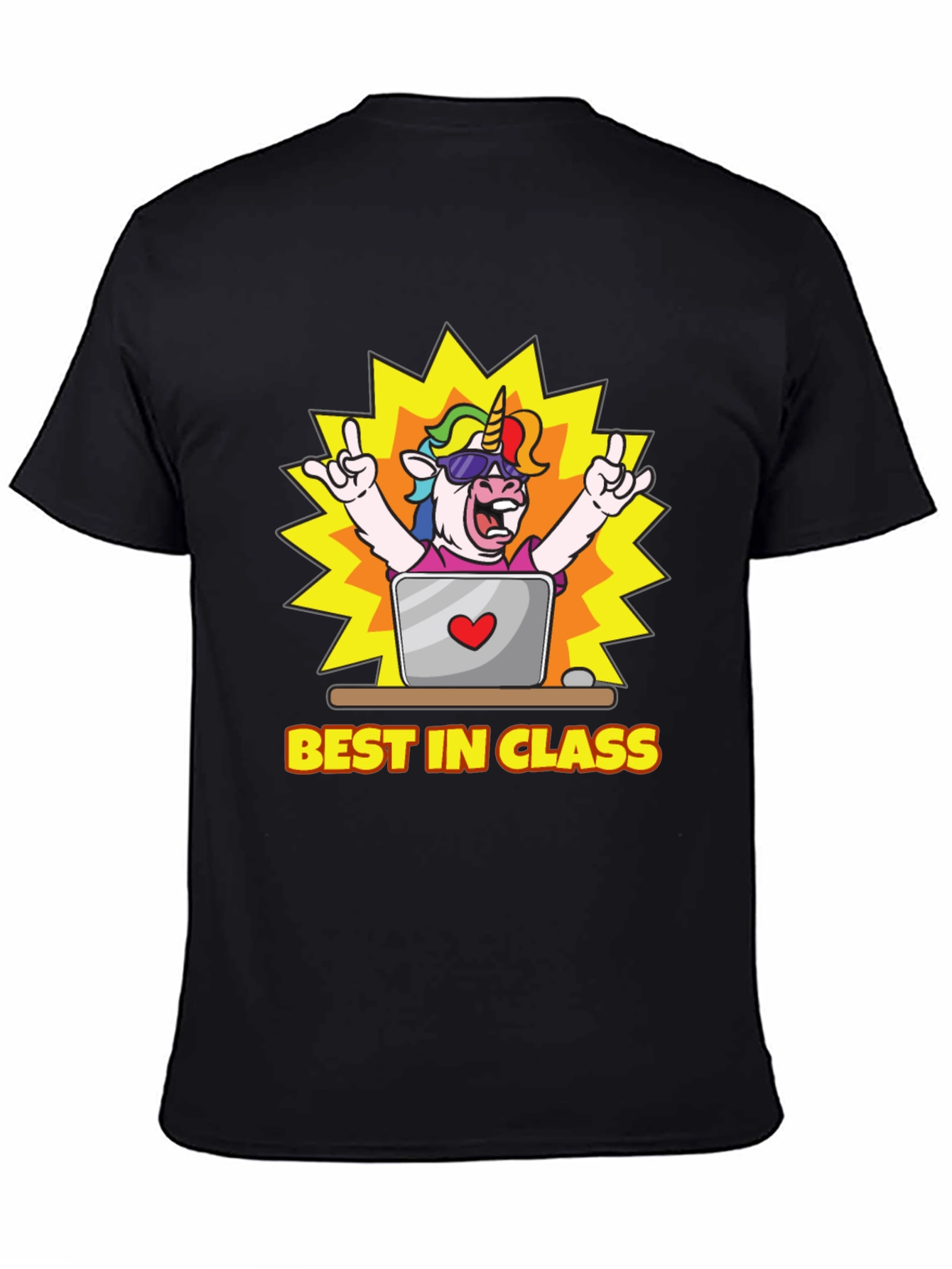 Best in Class Unicorn T-Shirt - Novelty Graphic Tee