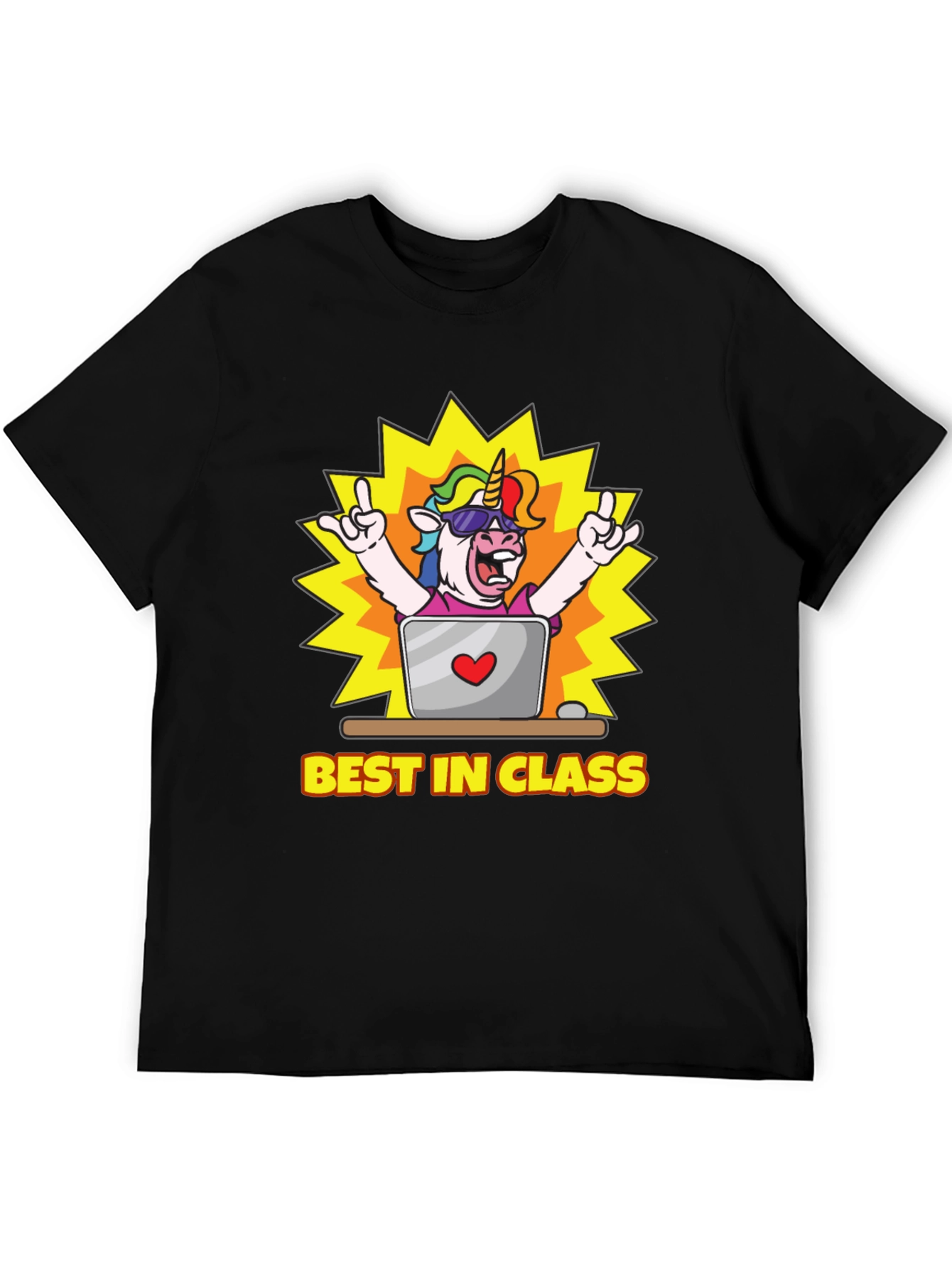 Best in Class Unicorn T-Shirt - Novelty Graphic Tee