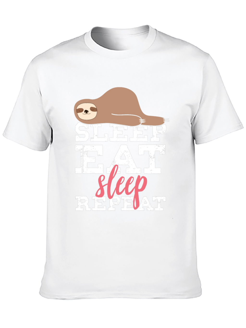Sleep Eat Sleep Repeat Sloth T-Shirt