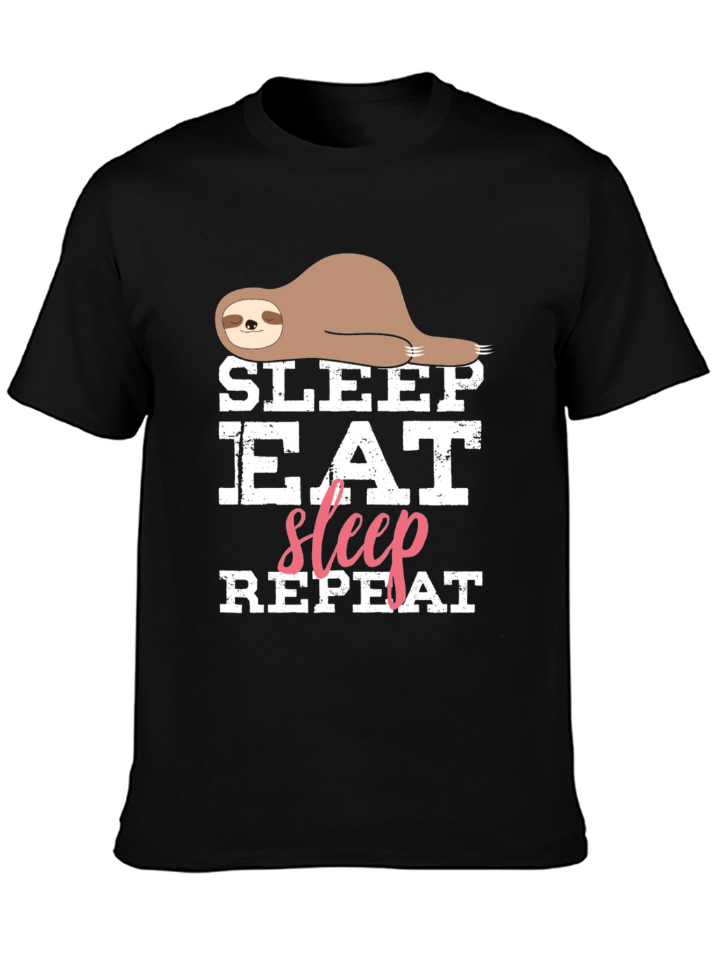 Sleep Eat Sleep Repeat Sloth T-Shirt